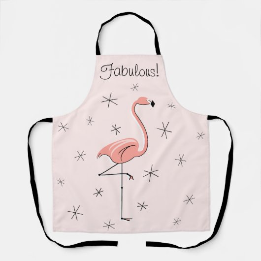 Flamingo-Rosa Fabelhaft! Schürze (Vorderseite)