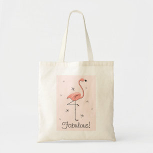 Flamingo-rosa "fabelhafte!" Taschentasche Tragetasche