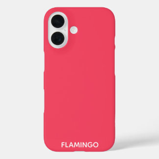 Flamingo rosa Farbname iPhone 16 Hülle