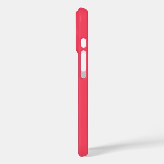 Flamingo rosa Farbname Case-Mate iPhone Hülle (Rückseite / Links)
