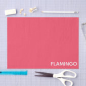 Flamingo rosa Farbname Seidenpapier (Handwerk)