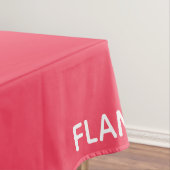 Flamingo rosa Farbname Tischdecke (Beispiel)