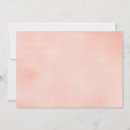 Flamingo Rosa Goldmädchendusche Einladung (Rückseite)