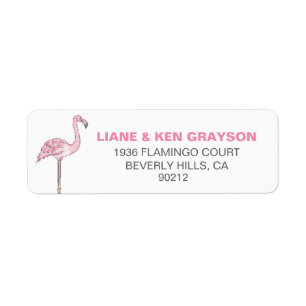 Flamingo Rosa Grau Modern Sauber