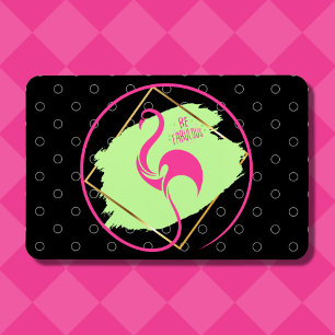 Flamingo Rosa Sei Fabelhaft Inspirierender Spruch Magnet