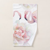 Flamingo Rose Collection Badetuch Set (Handtuch)