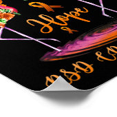 Flamingo Rsd Crps Awareness 1 Poster (Ecke)