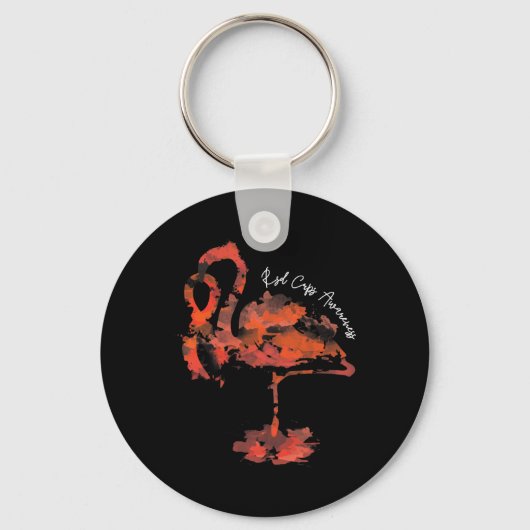 Flamingo Rsd Crps Bewusstsein Schlüsselanhänger (Vorderseite)