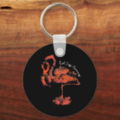 Flamingo Rsd Crps Bewusstsein Schlüsselanhänger (Vorderseite)