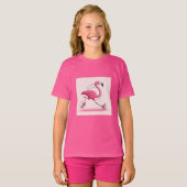 Flamingo Run Shoes Mark Girls' T - Shirt (Vorne ganz)