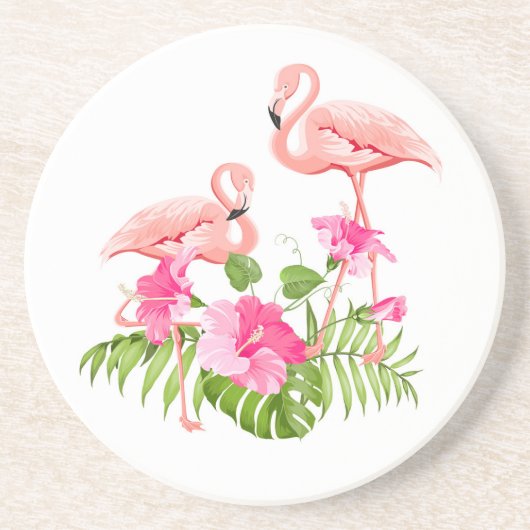 Flamingo Sandstone Untersetzer (Vorne)