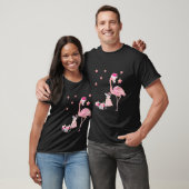 Flamingo Santa Clause Weihnachtsgeschenk Hawaiian T-Shirt (Unisex)