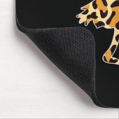 Flamingo Santa Hat Family Matching Christmas Leopa Mousepad (Ecke)