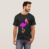 Flamingo Santa T-Shirt (Vorne ganz)