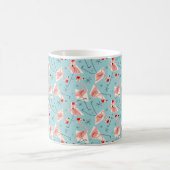 Flamingo Santas Blue Multi Tasse (Mittel)