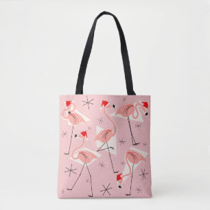 Flamingo Santas Pink auf der ganzen Tasche