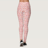 Flamingo Santas Pink Multi Leggings (Rückseite)