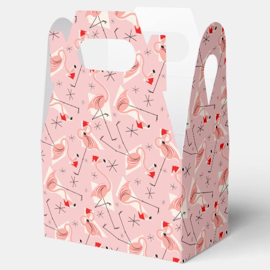 Flamingo Santas Pink Multigable Geschenkschachtel (Geöffnet)