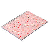Flamingo Santas Pink Multinotebook Notizblock (Linke Seite)