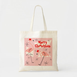 Flamingo Santas Rosa Frohe Weihnachtsgeschenk Tragetasche