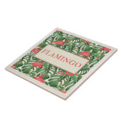 Flamingo-Schild Fliese (Seite)