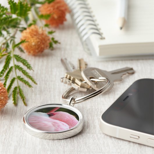 Flamingo Schlüsselanhänger (Seite)