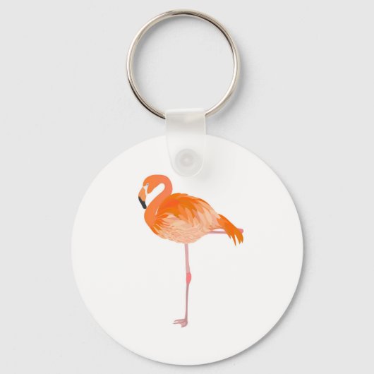 Flamingo Schlüsselanhänger (Vorderseite)