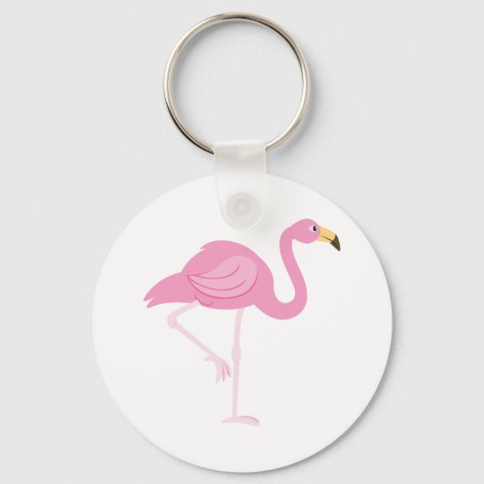 Flamingo Schlüsselanhänger (Vorderseite)