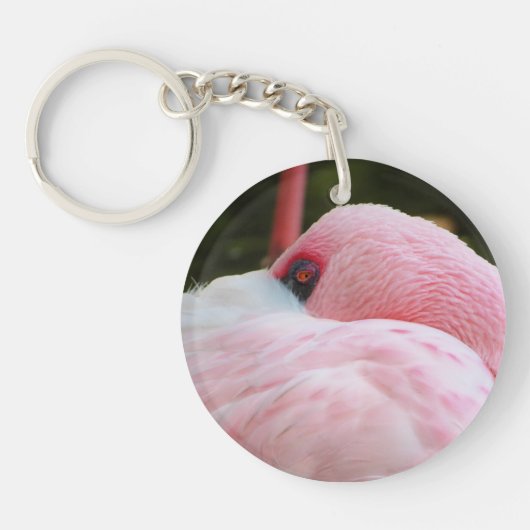 Flamingo Schlüsselanhänger (Vorderseite)