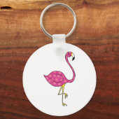 Flamingo Schlüsselanhänger (Vorderseite)