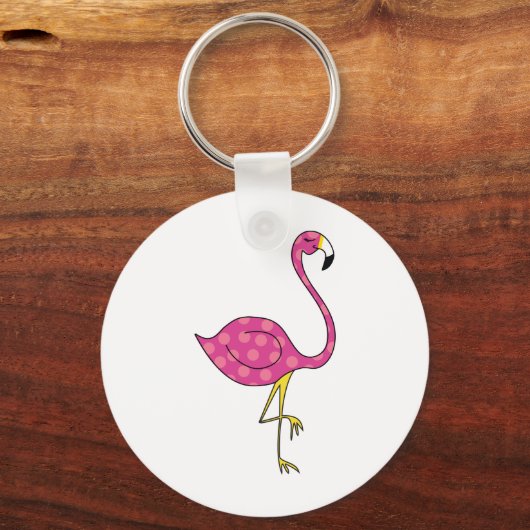Flamingo Schlüsselanhänger (Vorderseite)