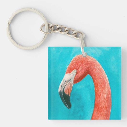 Flamingo Schlüsselanhänger (Vorderseite)