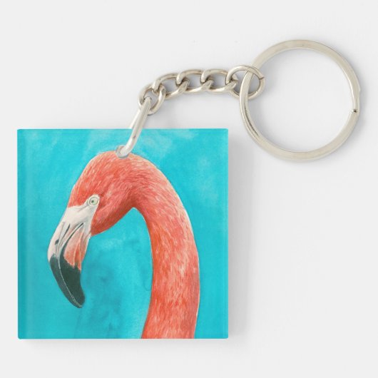 Flamingo Schlüsselanhänger (Rückseite)