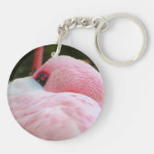 Flamingo Schlüsselanhänger (Rückseite)