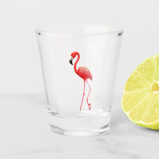 Flamingo Schnapsglas