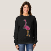 Flamingo-Schraubenschlüssel Sweatshirt (Vorne ganz)