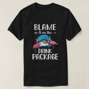 Flamingo Schuld an der Getränkeverpackung Cr T-Shirt