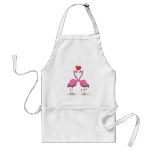 Flamingo Schürze
