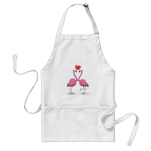 Flamingo Schürze (Vorne)