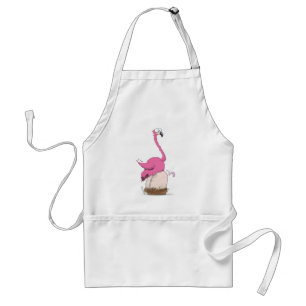 Flamingo Schürze