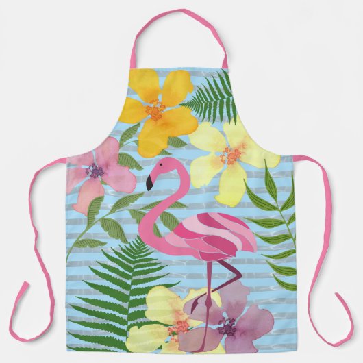 Flamingo Schürze (Vorderseite)