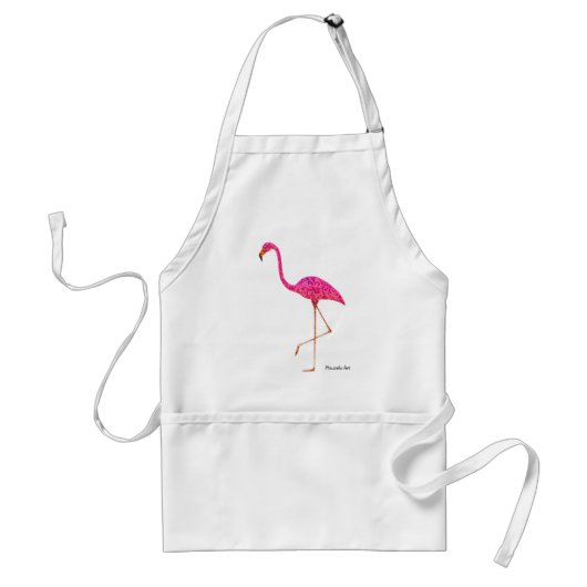 Flamingo-Schürze Schürze (Vorne)