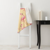 Flamingo seamless pattern background. Pink flaming Sherpadecke (Beispiel)