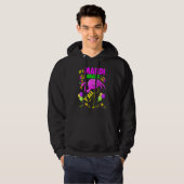 Flamingo Sein Mardi Gras Yall Carnival Jester Hat Hoodie (Vorne ganz)