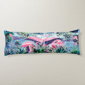 Flamingo Seitenschläferkissen (Rückseite)
