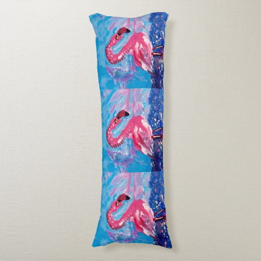 Flamingo Seitenschläferkissen (Vorderseite Vertikal)