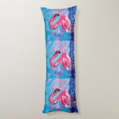 Flamingo Seitenschläferkissen (Rückseite (Vertikal))