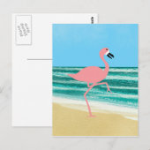 Flamingo Serie 1 Postkarte (Vorne/Hinten)