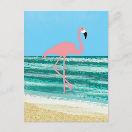 Flamingo Serie 2 Postkarte (Vorderseite)
