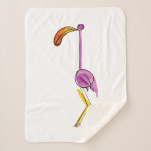 Flamingo Sherpadecke